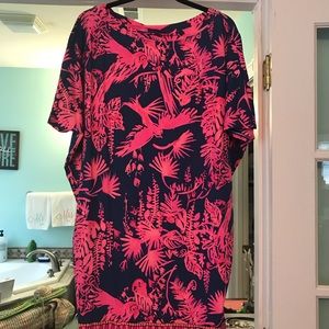 Lilly Pulitzer Night Caw Engineered Dress